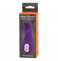Фиолетовый клиторальный вибростимулятор BLISS RABBIT POWER MASSAGER