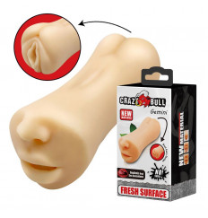 Двусторонний мастурбатор Gemini - ротик и вагина