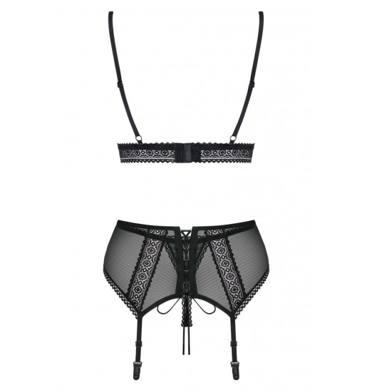 Пикантный комплект белья с поясом для чулок