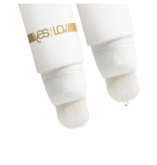 Массажное масло DELICIOUS BRUSH APPLE RASPBERRY с кисточкой - 50 мл.