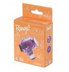 Фиолетовая насадка на палец Rings Chillax