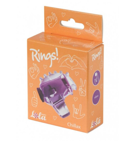 Фиолетовая насадка на палец Rings Chillax