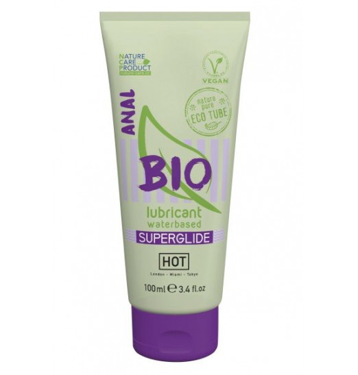 Интимный увлажняющий анальный гель BIO SuperGlide Anal - 100 мл.