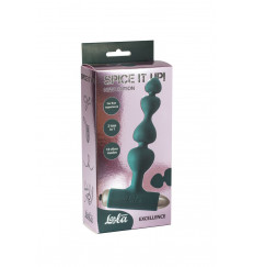 Зеленая анальная вибропробка-елочка Edition Excellence - 15 см.