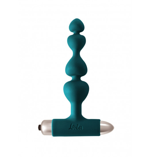 Зеленая анальная вибропробка-елочка Edition Excellence - 15 см.