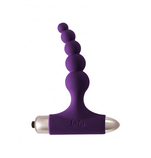 Фиолетовая анальная вибропробка New Edition Splendor - 12,1 см.