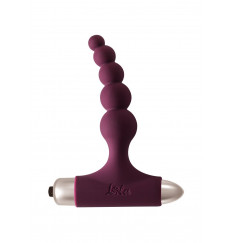 Бордовая анальная вибропробка New Edition Splendor - 12,1 см.