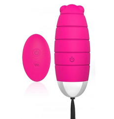 Розовое виброяйцо BABY BEE с дистанционным управлением