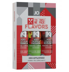 Подарочный набор ароматизированных лубрикантов Tri-Me Triple Pack Flavors