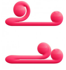 Уникальный розовый вибромассажер-улитка для двойной стимуляции Snail Vibe