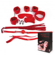 Пикантный красный набор БДСМ