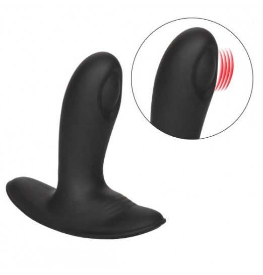 Черный массажер простаты с пультом-браслетом Eclipse Wristband Remote Pulsing Probe - 11,5 см. Черный массажер простаты с пультом-браслетом Eclipse Wristband Remote Pulsing Probe - 11,5 см.