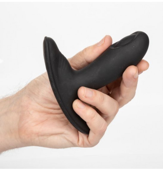 Черный массажер простаты с пультом-браслетом Eclipse Wristband Remote Pulsing Probe - 11,5 см. Черный массажер простаты с пультом-браслетом Eclipse Wristband Remote Pulsing Probe - 11,5 см.