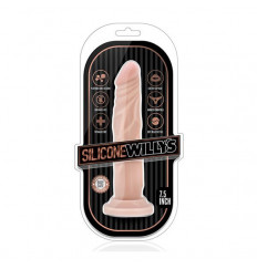 Телесный фаллоимитатор 7.5 Inch Silicone Dildo - 19 см.