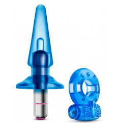 Голубой вибронабор Get Off из 3 предметов