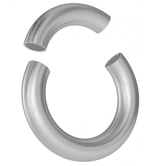 Серебристое магнитное кольцо-утяжелитель