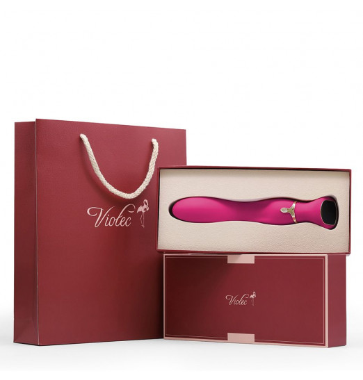 Розовый вибратор с screen-touch управлением MIRACLE CHANCE - 21 см. Розовый вибратор с screen-touch управлением MIRACLE CHANCE - 21 см.