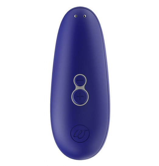 Синий бесконтактный клиторальный стимулятор Womanizer Starlet 2