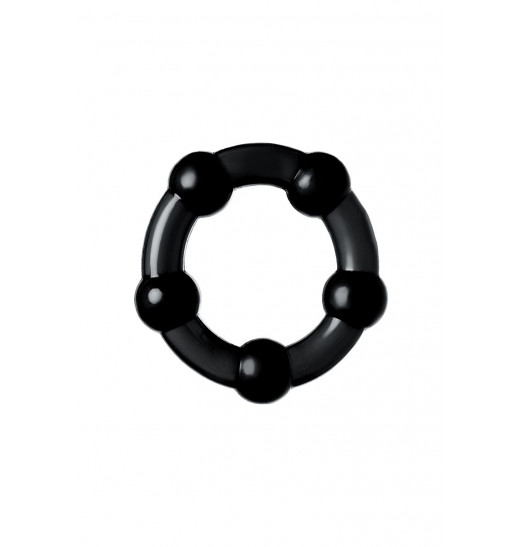 Набор из 3 черных силиконовых эрекционных колец разного размера