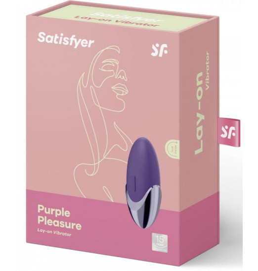 Фиолетовый вибромассажер Satisfyer Purple Pleasure