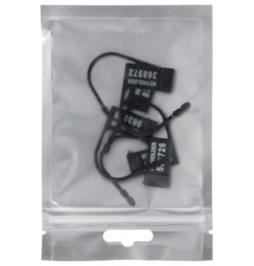 Черные пломбы-шильдики для пояса верности - 5 шт.