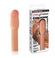 Телесная насадка для увеличения члена - 20 см.