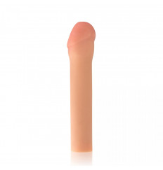 Реалистичная насадка для увеличения члена - 20 см.