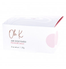 Вагинальные шарики 24К GOLD PLATED PLEASURE BALLS с золотым покрытием
