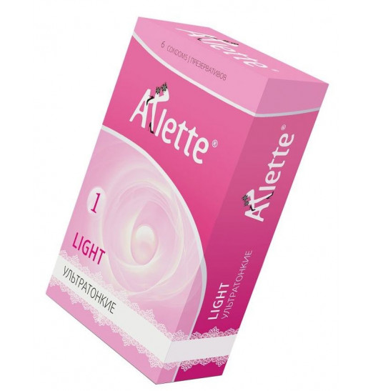 Ультратонкие презервативы Arlette Light - 6 шт.