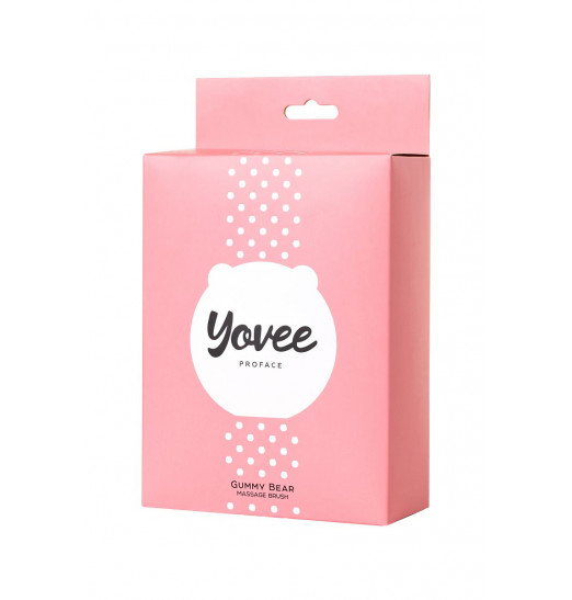 Розовый силиконовый массажер для лица Yovee Gummy Bear Розовый силиконовый массажер для лица Yovee Gummy Bear