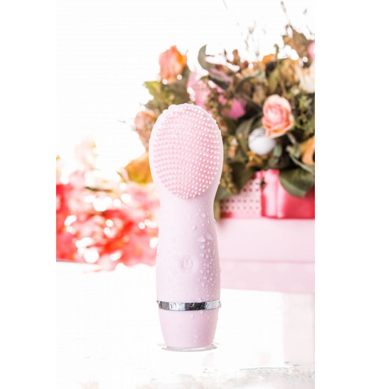 Розовый силиконовый массажер для лица Yovee Gummy Peach Розовый силиконовый массажер для лица Yovee Gummy Peach