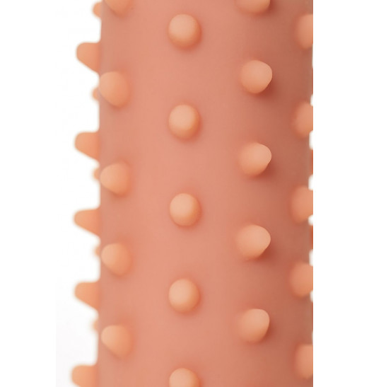 Насадка на фаллос с шипами и бугорками Extreme Sleeve 003 S-size - 12,7 см.