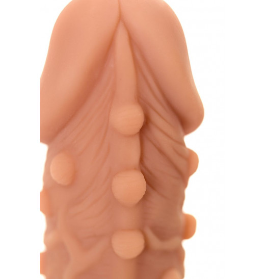 Насадка фаллического вида с венками и шишечками Extreme Sleeve 006 S-size - 12,7 см.