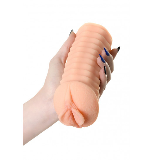 Мастурбатор-вагина ELEGANCE с ребрами на поверхности