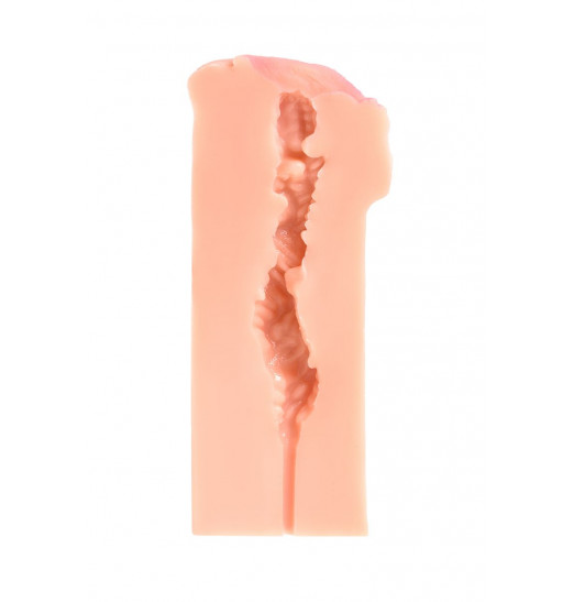 Телесный мастурбатор-вагина ELEGANCE с ромбами по поверхности Телесный мастурбатор-вагина ELEGANCE с ромбами по поверхности