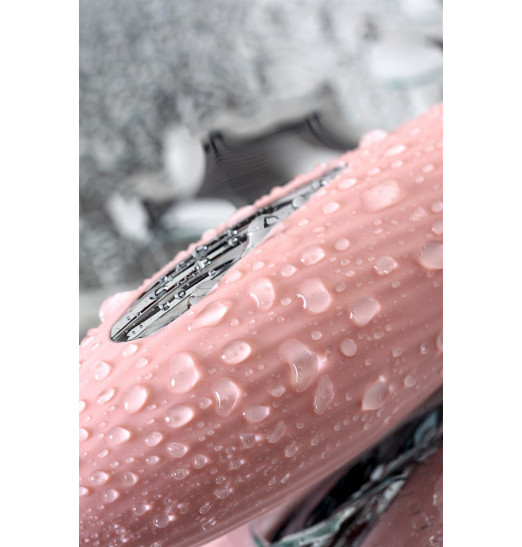 Розовый силиконовый вибратор с электростимуляцией TESLA G-POINT - 21 см.