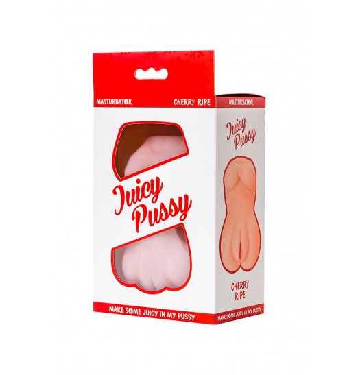Телесный мастурбатор Juicy Pussy Cherry Ripe