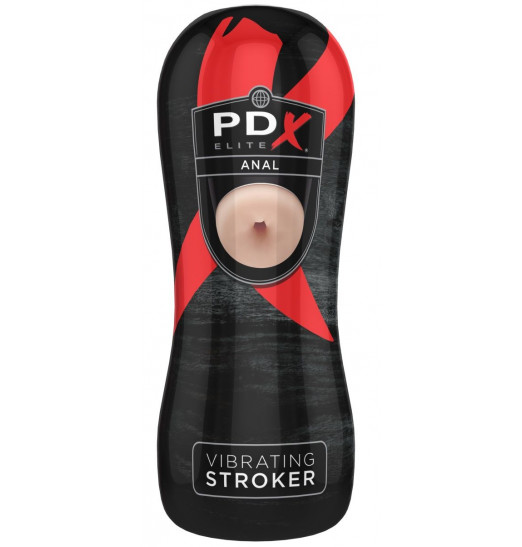 Телесный вибромастурбатор-анус в тубе Vibrating Anal Stroker Телесный вибромастурбатор-анус в тубе Vibrating Anal Stroker