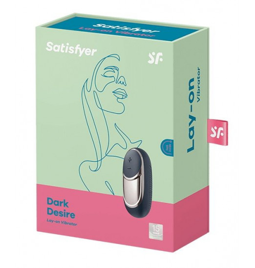 Черный вибромассажер Satisfyer Dark Desire