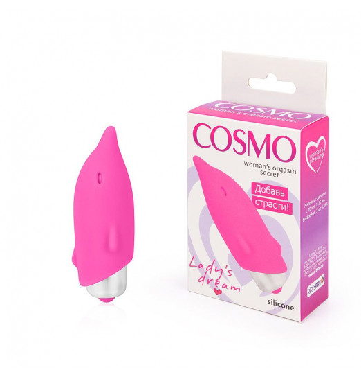 Розовый стимулятор-дельфинчик