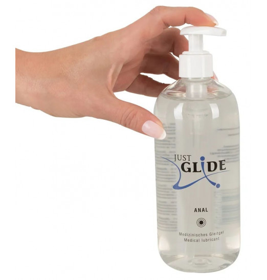 Анальная гель-смазка на водной основе Just Glide Anal - 500 мл. Анальная гель-смазка на водной основе Just Glide Anal - 500 мл.