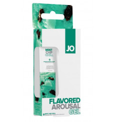 Стимулирующий клиторальный гель со вкусом мятного шоколада JO Mint Chip Chill - 10 мл.