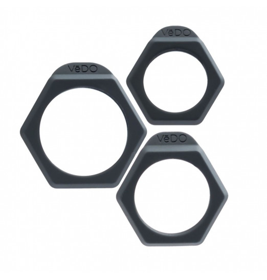 Набор из 3 насадок-колец VeDO Bolt