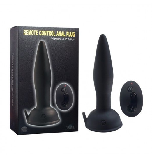 Черный анальный вибростимулятор Remote Control Anal Plug - 17,5 см. Черный анальный вибростимулятор Remote Control Anal Plug - 17,5 см.