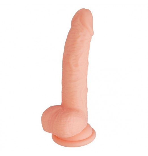 Телесный вибратор-реалистик Novice - 16,5 см.