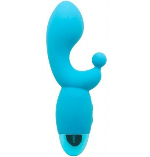 Голубой вибратор INDULGENCE Rechargeable G Kiss - 16,5 см. Голубой вибратор INDULGENCE Rechargeable G Kiss - 16,5 см.