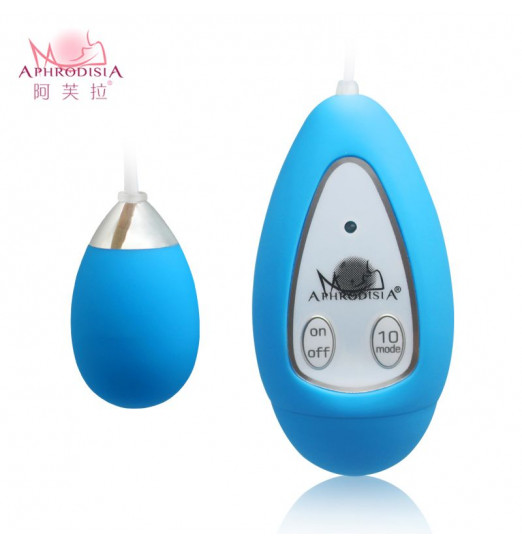 Голубое виброяичко Xtreme 10F Egg