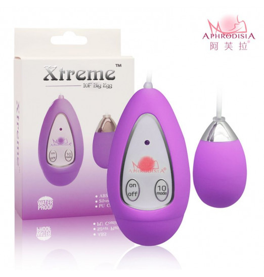 Фиолетовое виброяичко Xtreme 10F Egg