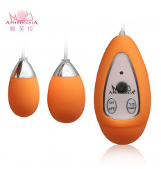 Оранжевые виброяйца Xtreme 10F Dual Eggs