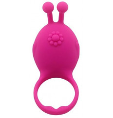 Розовое виброкольцо на пенис Rascal